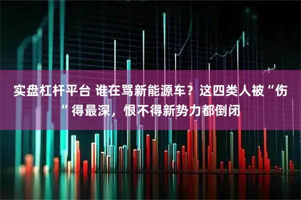 实盘杠杆平台 谁在骂新能源车？这四类人被“伤”得最深，恨不得新势力都倒闭